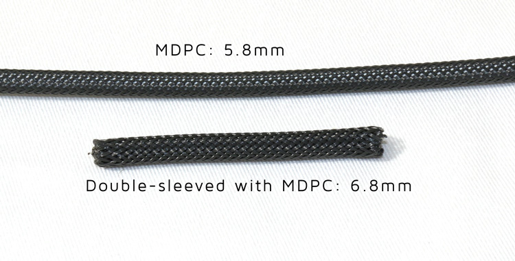 MDPC and Paracord Double Sleeved Comparison